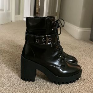 Madden Girl Heeled Moto Boots